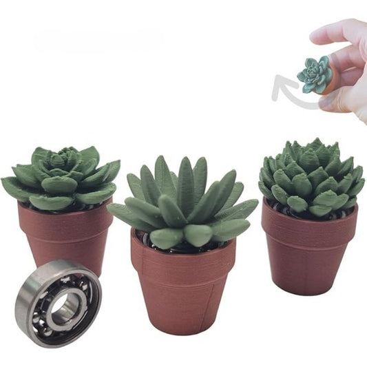 BDSLYBD 3D Geprinte Fidget Planten - Kalmerende Draai Voor Focus