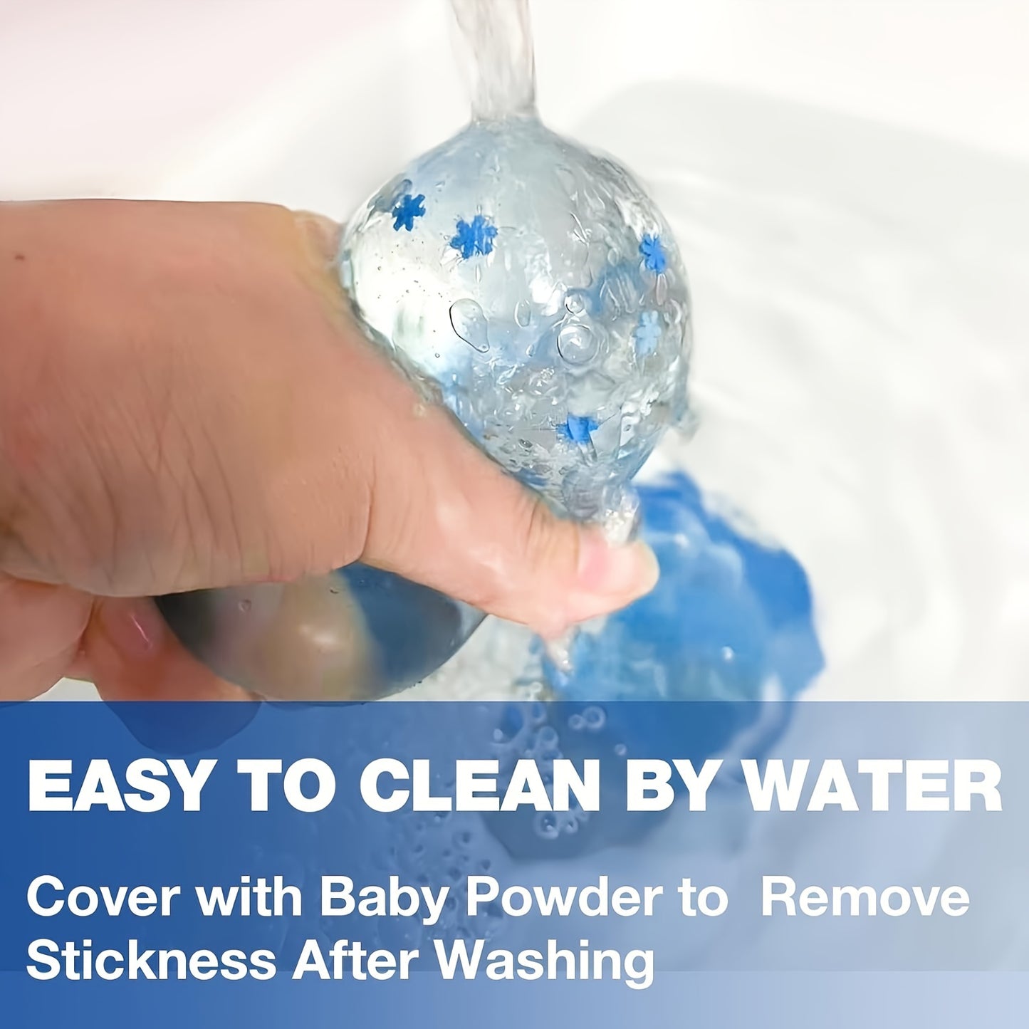 GripNova Drie Stuks IJsblok Knijp Fidget Ballen Set - Stressverlichting