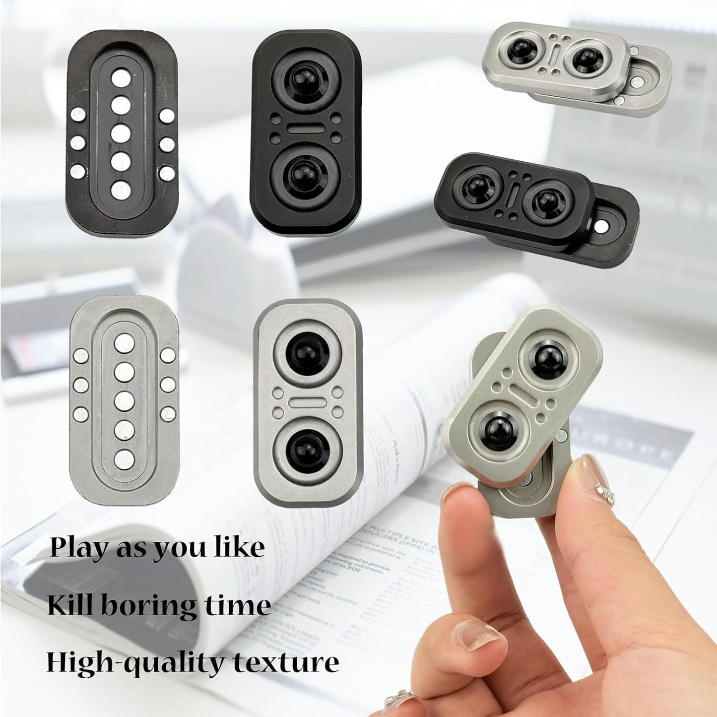 StaalZen Magnetic Stainless Steel Fidget Slider Signature