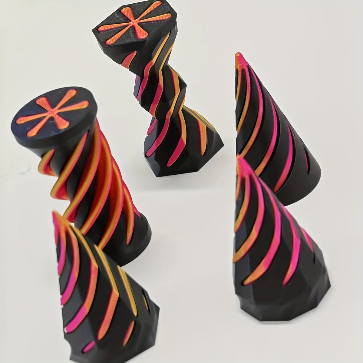 VortexCraft Three Pack Spiral Cone Fidget ABS Limited Set