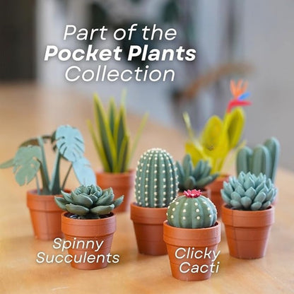 BDSLYBD 3D Geprinte Fidget Planten - Kalmerende Draai Voor Focus