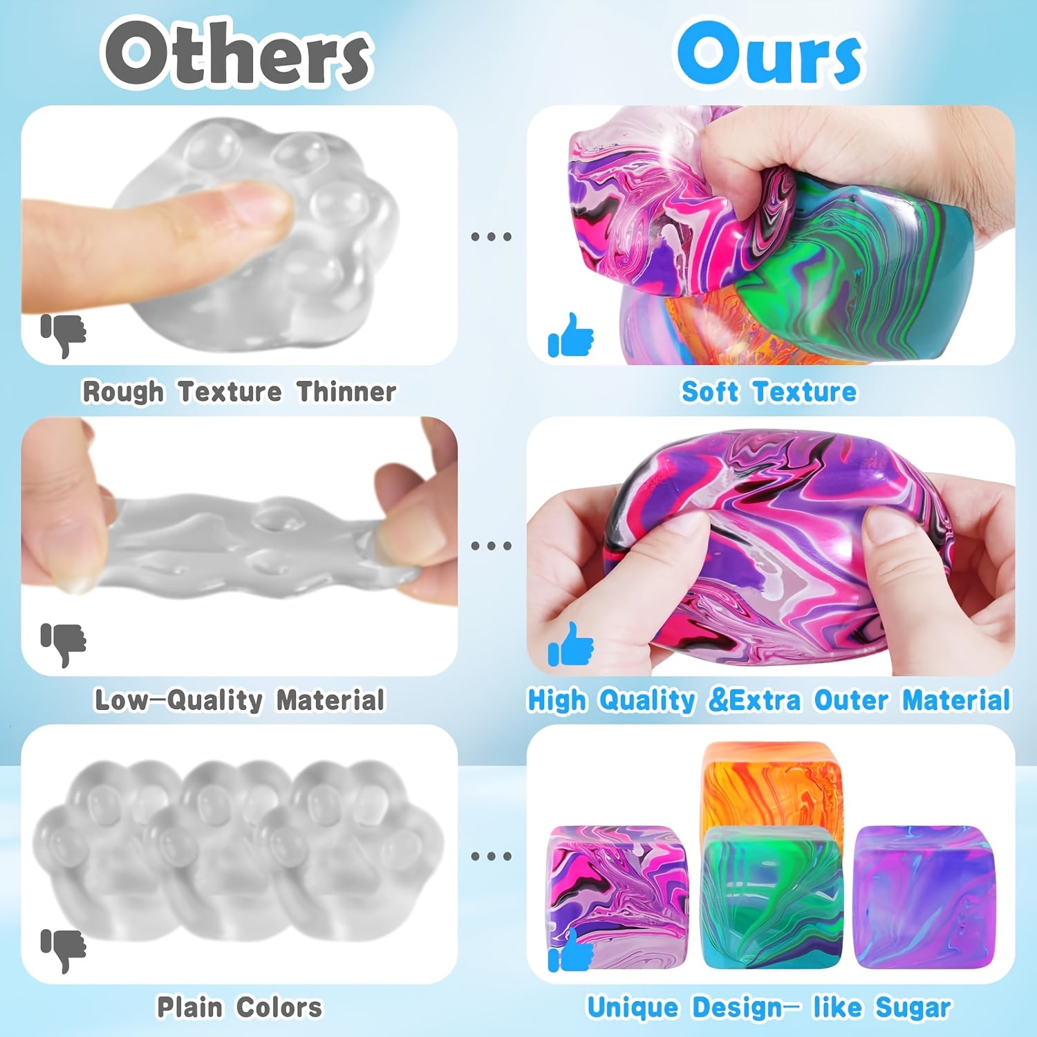 Hefeng Lava Cube Squeeze Toy TPR Limited