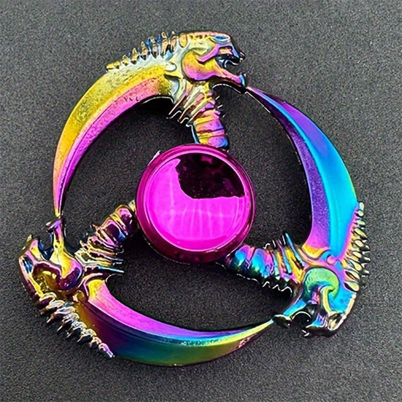 Aurora Toys Crescent Iridescent Metal Spinner Limited