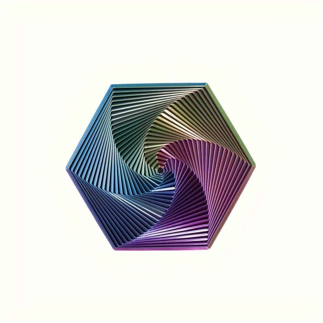 Fractal Fidget Hexagon Spiral Gear Fractal Collection Elite