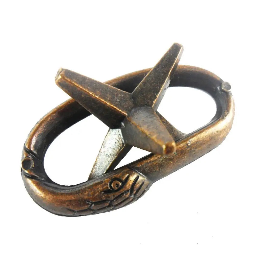 Luban Lock Puzzel - 3D Metaalontwerp Daagt Denkers Uit