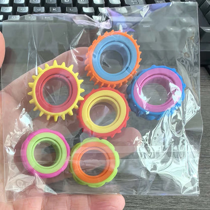 Muddy Puddles Rotating Fidget Ring Set Signature Collection