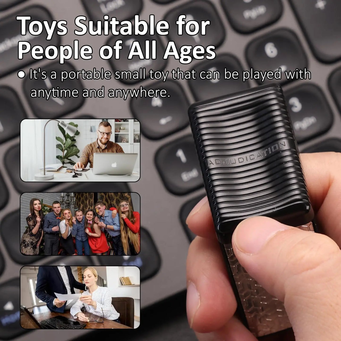 YuHaoHui Metal Fidget Slider Tuning Fork Elite