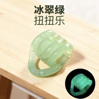 Tangle Crystal Collection Fidget Toy Luminous Edition