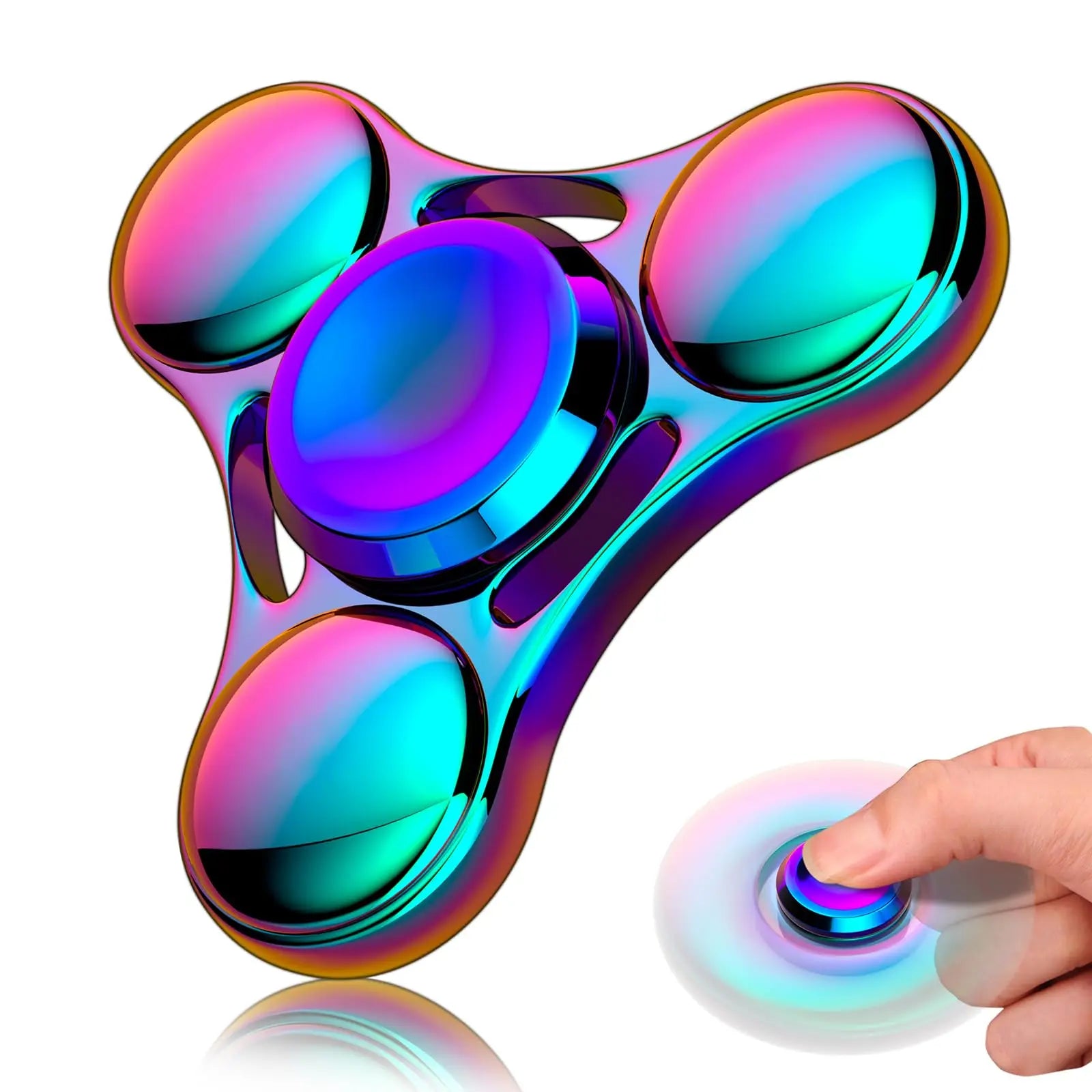 NexSpin Metal Fidget Rotator Electroplated Elite