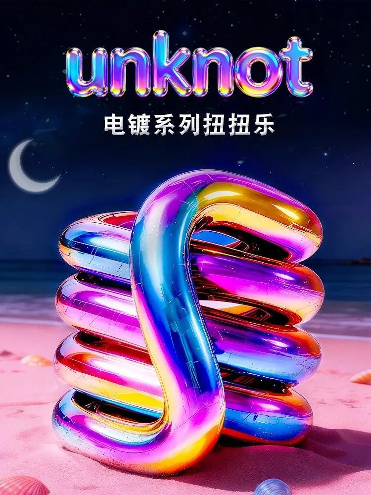 Unknot Tangle Fidget Speelgoed - Temperatuurgevoelige Kleurverandering