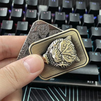 Tiger Head Metal Haptic Slider EDC Elite