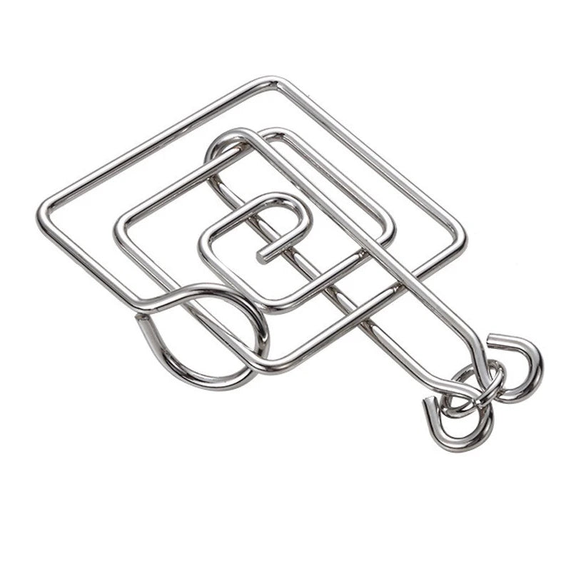 DraadKunst IQ Metaaldraad Puzzel - Uitdagend 3D Ontwirkelbaar Ontwerp