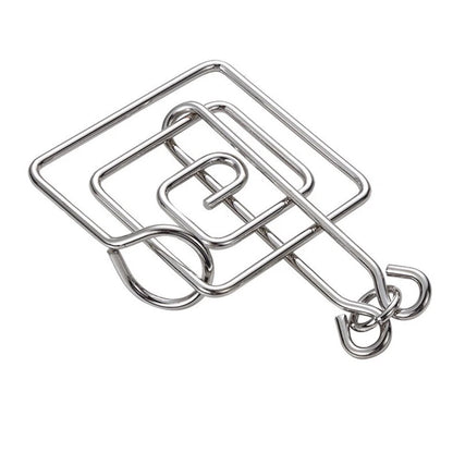 DraadKunst IQ Metaaldraad Puzzel - Uitdagend 3D Ontwirkelbaar Ontwerp