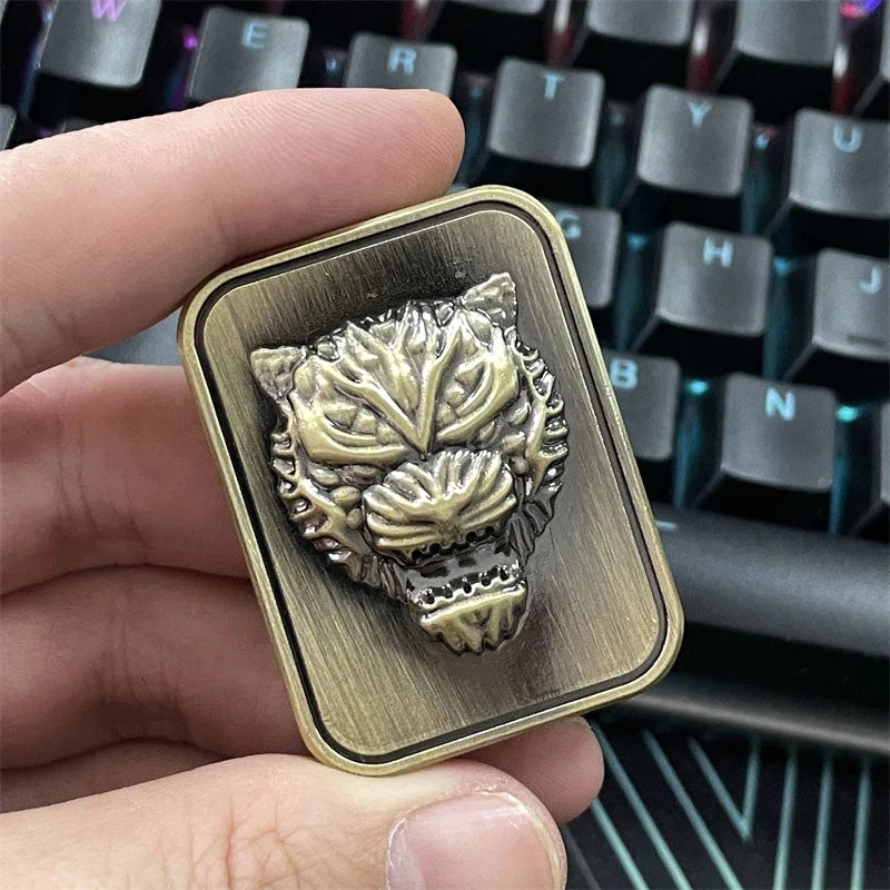 Tiger Head Metal Haptic Slider EDC Elite