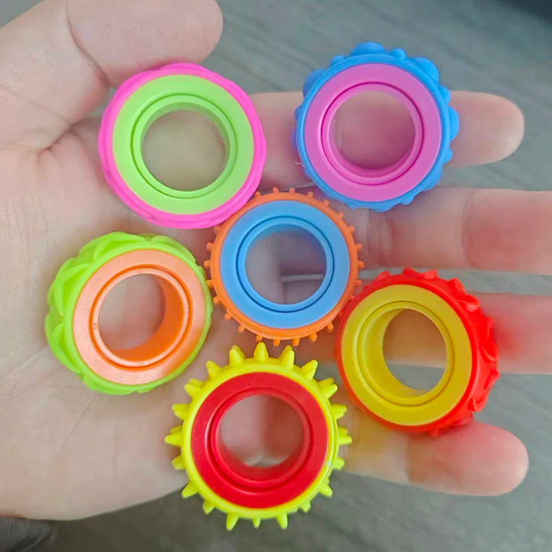 Muddy Puddles Rotating Fidget Ring Set Signature Collection