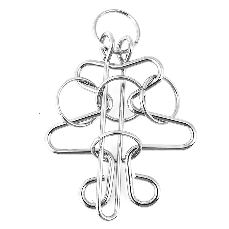 DraadKunst IQ Metaaldraad Puzzel - Uitdagend 3D Ontwirkelbaar Ontwerp