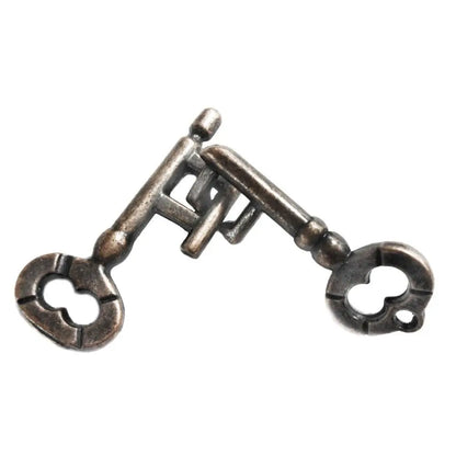 Luban Lock Puzzel - 3D Metaalontwerp Daagt Denkers Uit