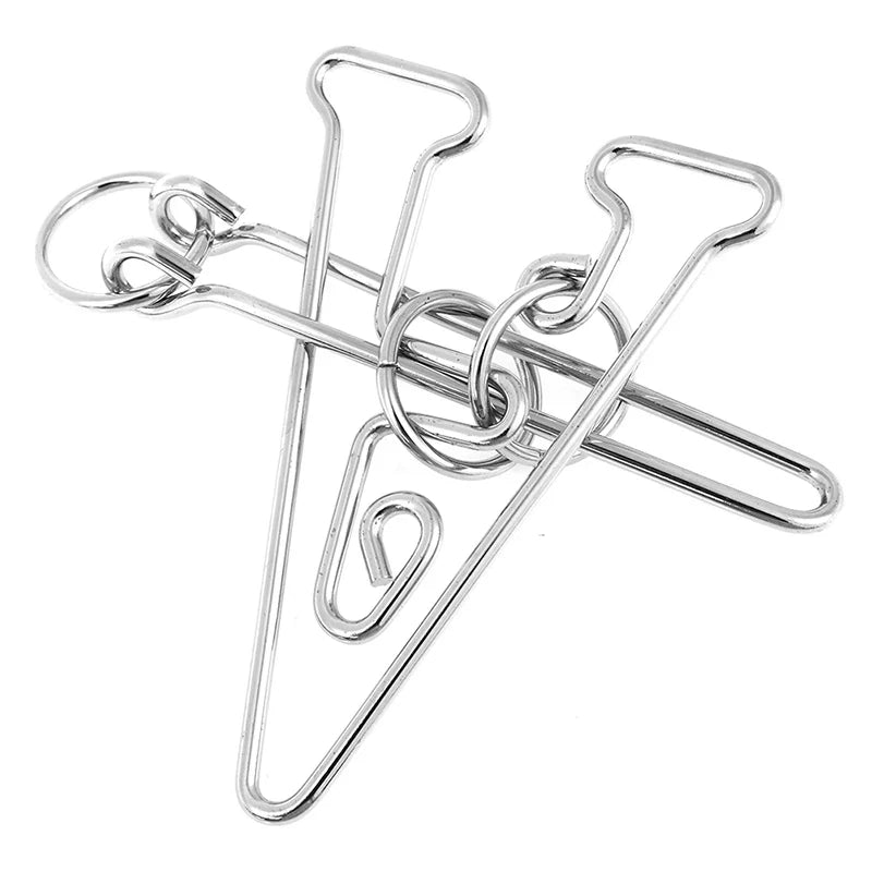 DraadKunst IQ Metaaldraad Puzzel - Uitdagend 3D Ontwirkelbaar Ontwerp