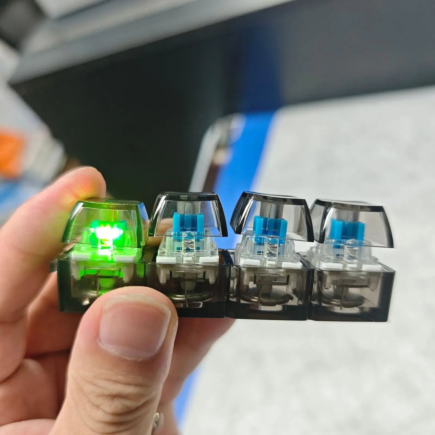 Backlit RGB Fidget Keyboard Keychain Elite Edition