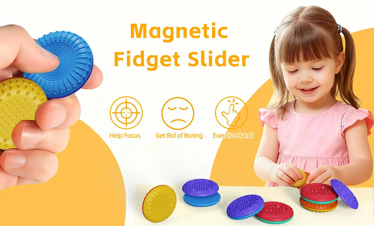 CalmTech Magnetic Fidget Toys Soft Silicone Elite