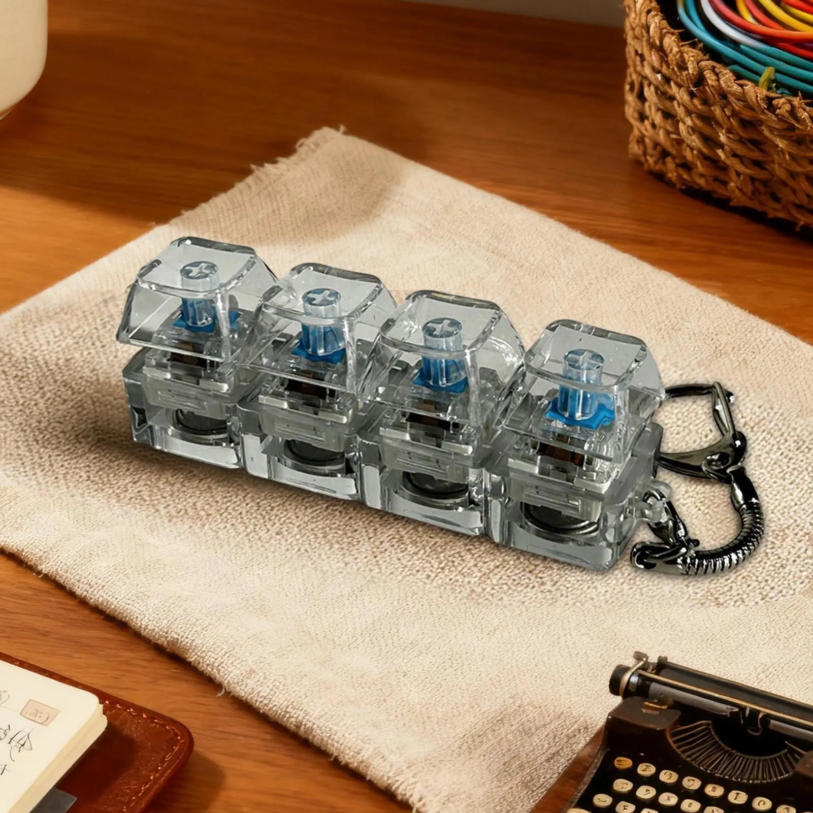 KeyZen Keyboard Clicker Crystal Acrylic Edition