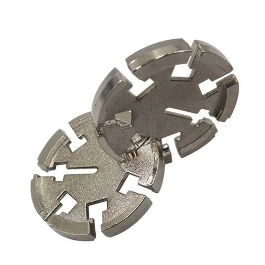 Luban Lock Puzzel - 3D Metaalontwerp Daagt Denkers Uit