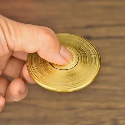 Muddy Puddles Tai Chi Fidget Spinner - Kalmerend Met Goud Metaal Voor ADHD