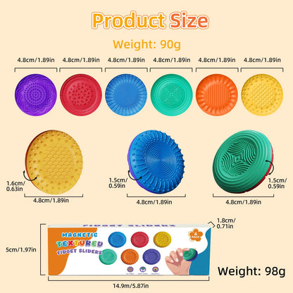CalmTech Magnetic Fidget Toys Soft Silicone Elite