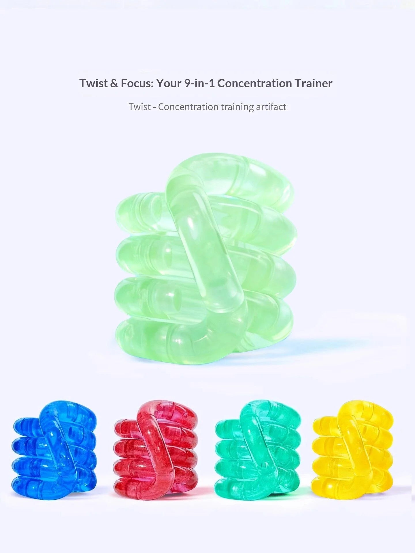 Tangle Crystal Collection Fidget Toy Luminous Edition