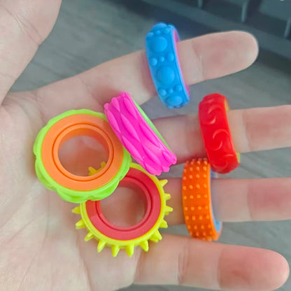 Muddy Puddles Rotating Fidget Ring Set Signature Collection