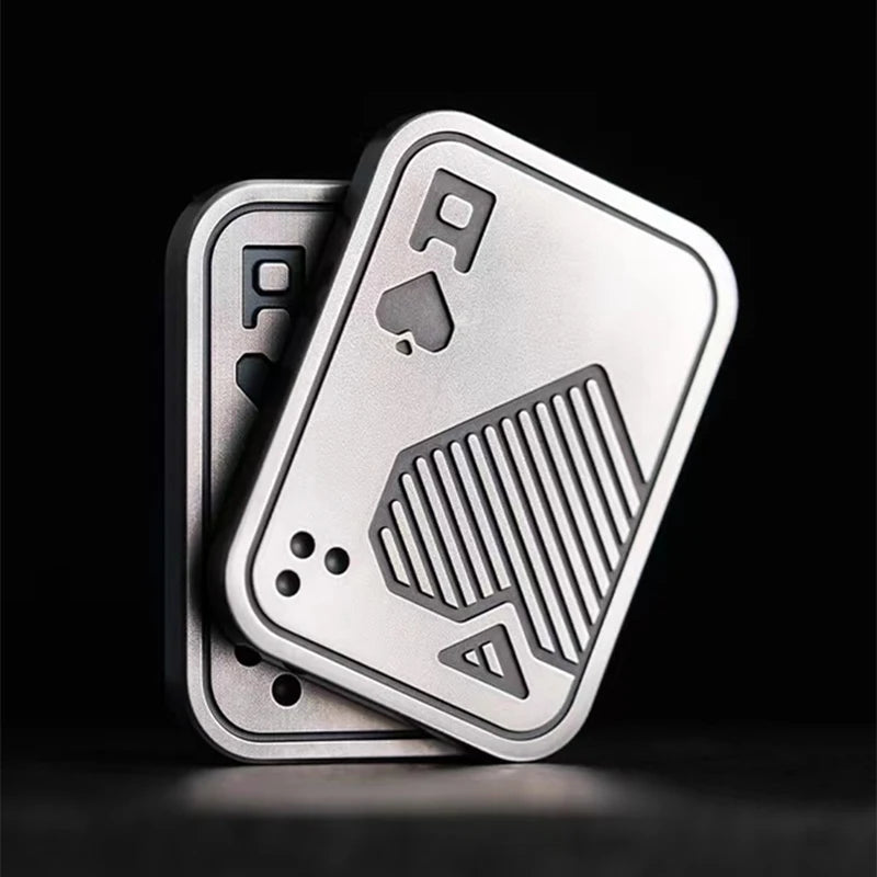 KK AA Fidget Slider - Compacte Metalen Schedel Voor Focus - Fidgetmania