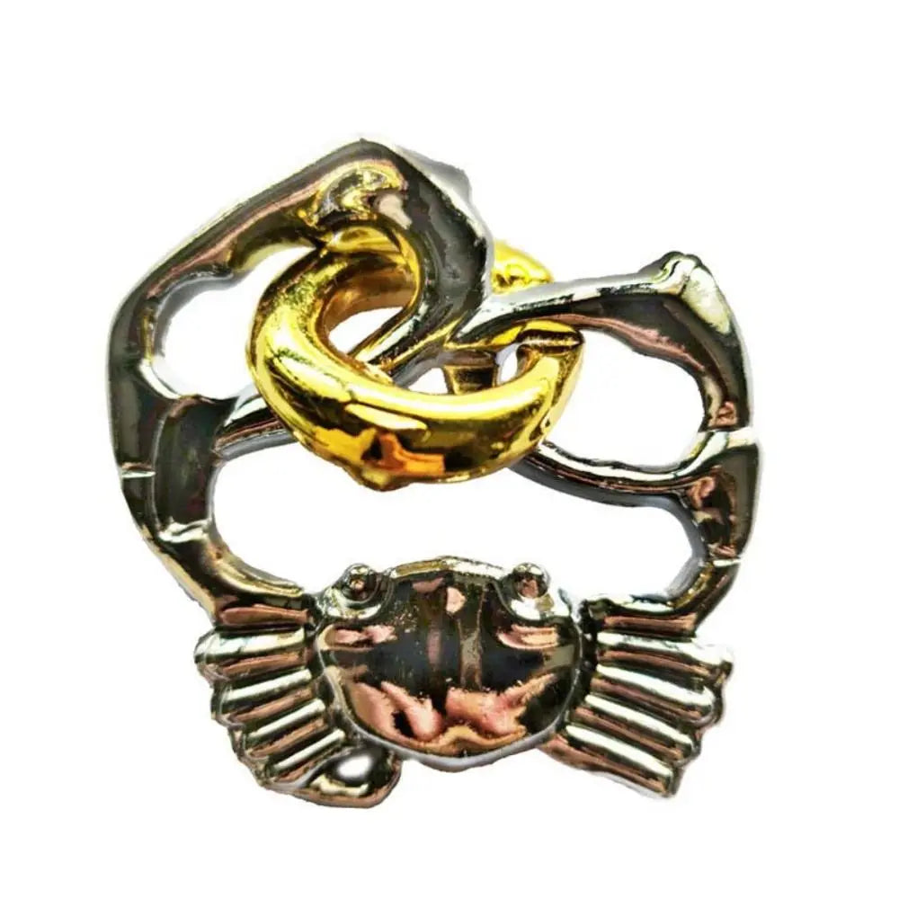 Luban Lock Puzzel - 3D Metaalontwerp Daagt Denkers Uit