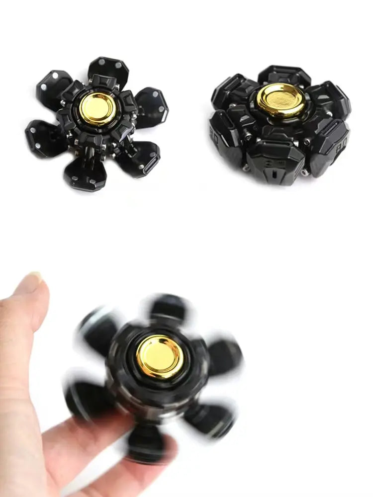 Open Armor Linkage Antiek Ijzer Spinner - Discreet EDC Focus