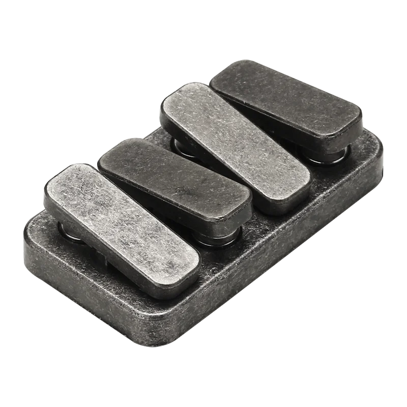 GeenMerk Magnetische Slider Metaal Fidget Push Card Mini - Stressverlichting