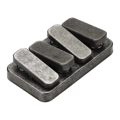 GeenMerk Magnetische Slider Metaal Fidget Push Card Mini - Stressverlichting