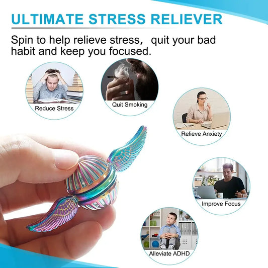 XMSJ Fidget Spinner - Discreet Stressverlichting In Middeleeuwse Magische Wereld