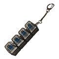Backlit RGB Fidget Keyboard Keychain Elite Edition