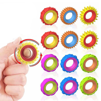 Muddy Puddles Rotating Fidget Ring Set Signature Collection