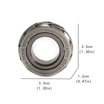 Ratelwiel Fidget Ring Schuifring - Discreet Ontspanning Met Magnetische Feedback - Fidgetmania