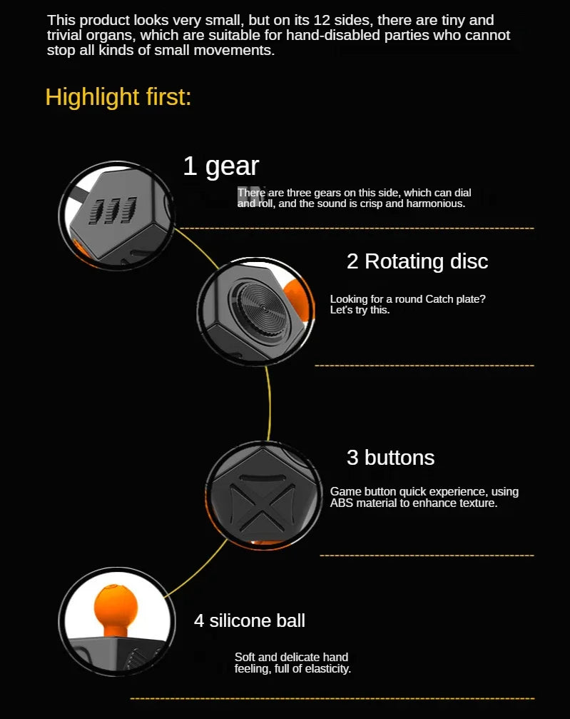 Sensorisch Fidget Speelgoed - Stressverlichting Voor ADHD En Autisme