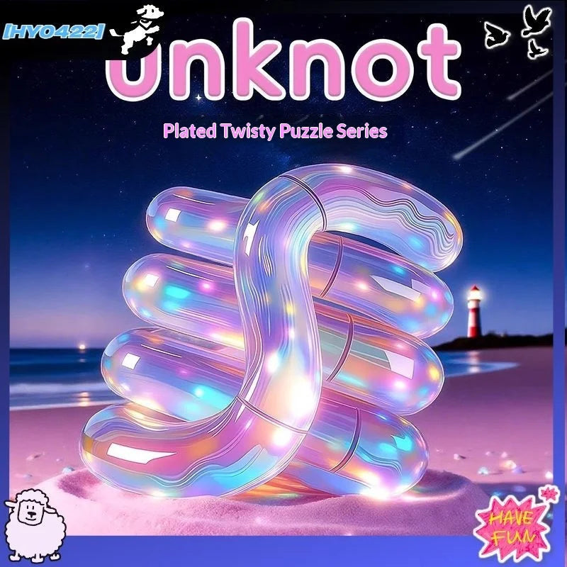 Unknot Tangle Fidget Speelgoed - Temperatuurgevoelige Kleurverandering