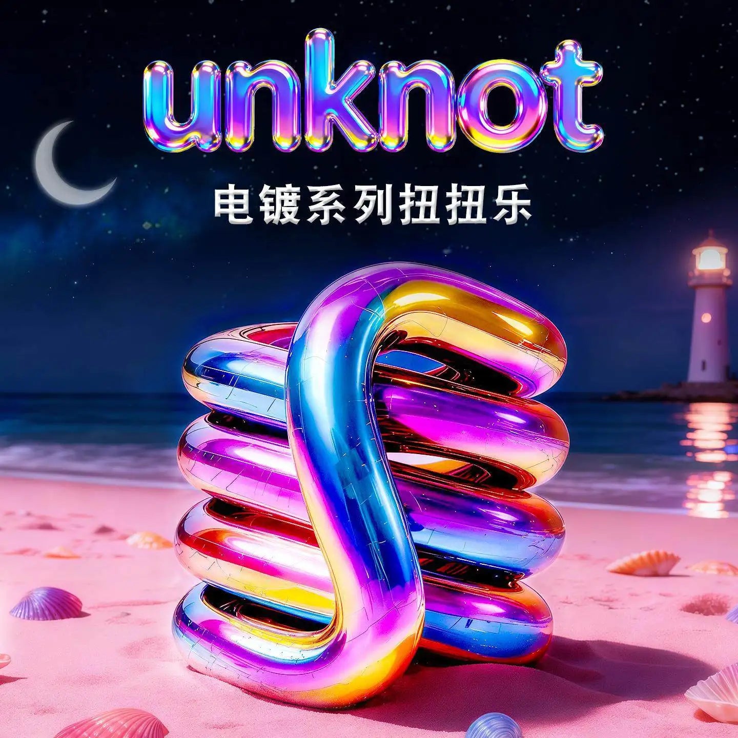 Unknot Tangle Fidget Speelgoed - Temperatuurgevoelige Kleurverandering