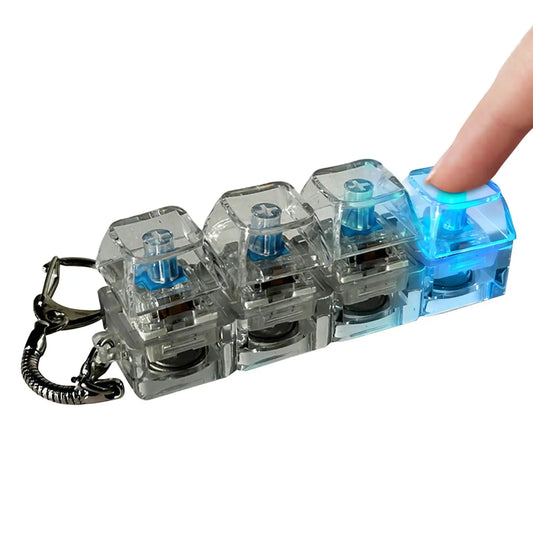 KeyZen Keyboard Clicker Fidget Toy - Realistisch Toetsgevoel Voor Ontspanning