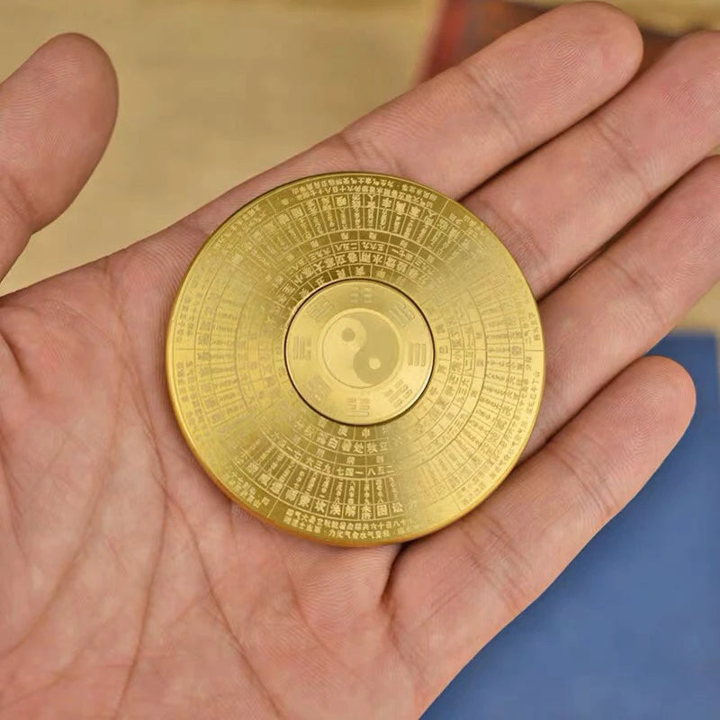 Muddy Puddles Tai Chi Fidget Spinner - Kalmerend Met Goud Metaal Voor ADHD