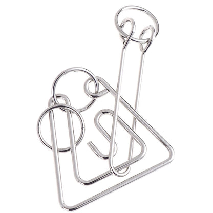 DraadKunst IQ Metaaldraad Puzzel - Uitdagend 3D Ontwirkelbaar Ontwerp