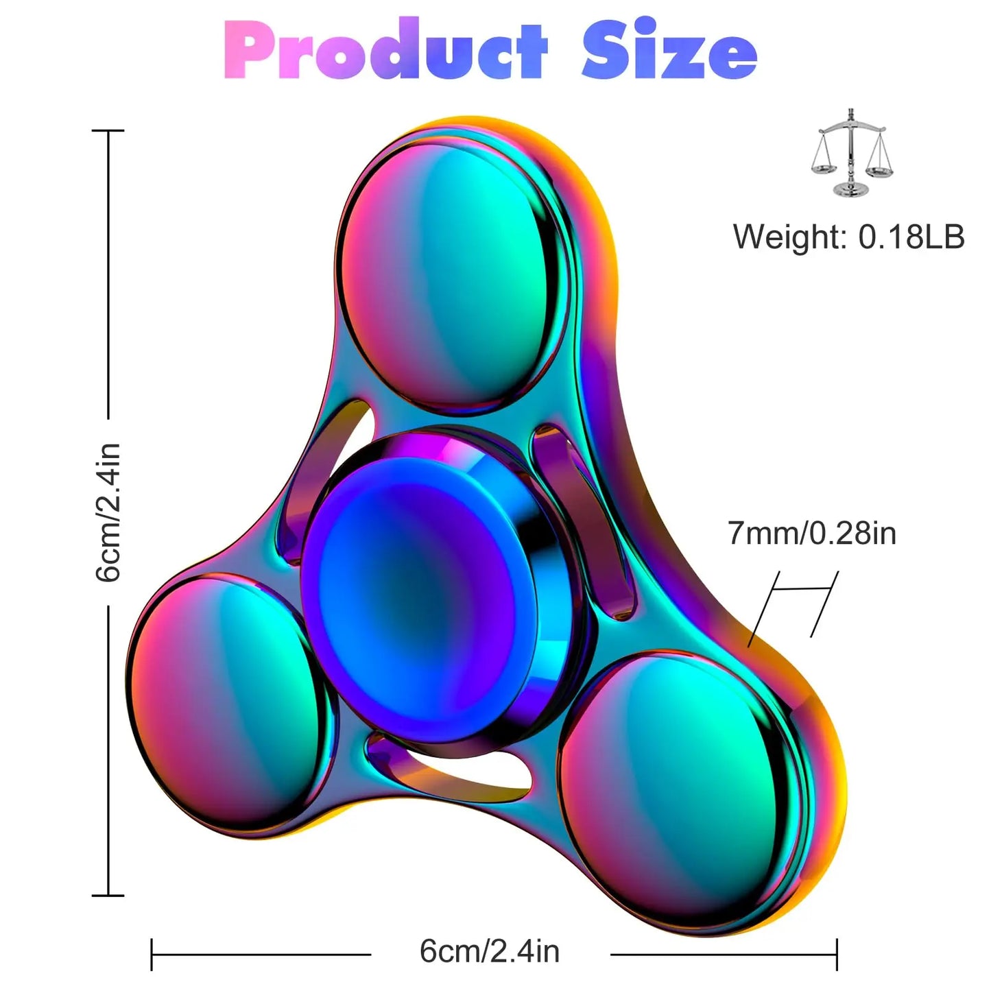 NexSpin Metal Fidget Rotator Electroplated Elite