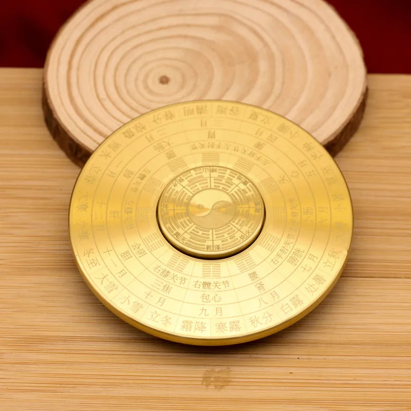 Muddy Puddles Tai Chi Fidget Spinner - Kalmerend Met Goud Metaal Voor ADHD