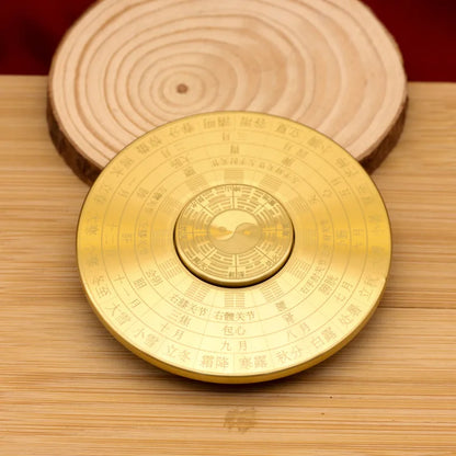 Muddy Puddles Tai Chi Fidget Spinner - Kalmerend Met Goud Metaal Voor ADHD