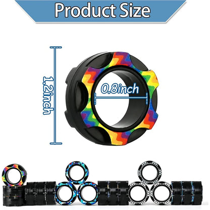 Nova Magnetic Ring Fidget Set Luxe Collection Elite Edition