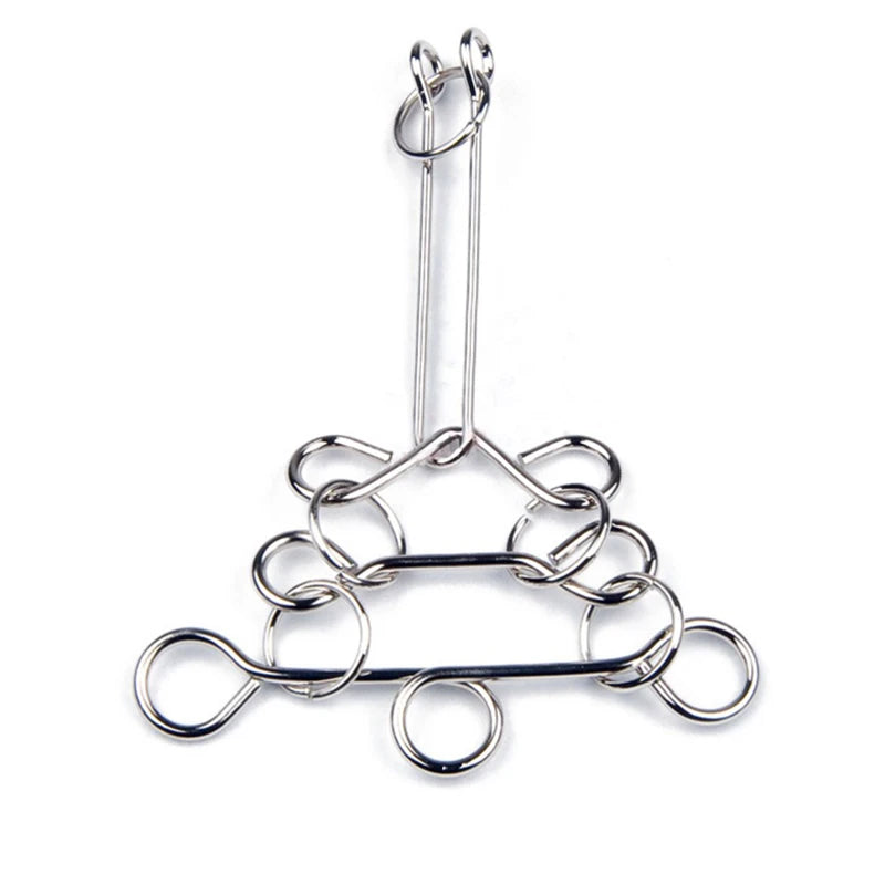 DraadKunst IQ Metaaldraad Puzzel - Uitdagend 3D Ontwirkelbaar Ontwerp